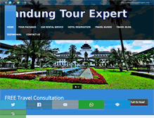 Tablet Screenshot of bandungtourexpert.com